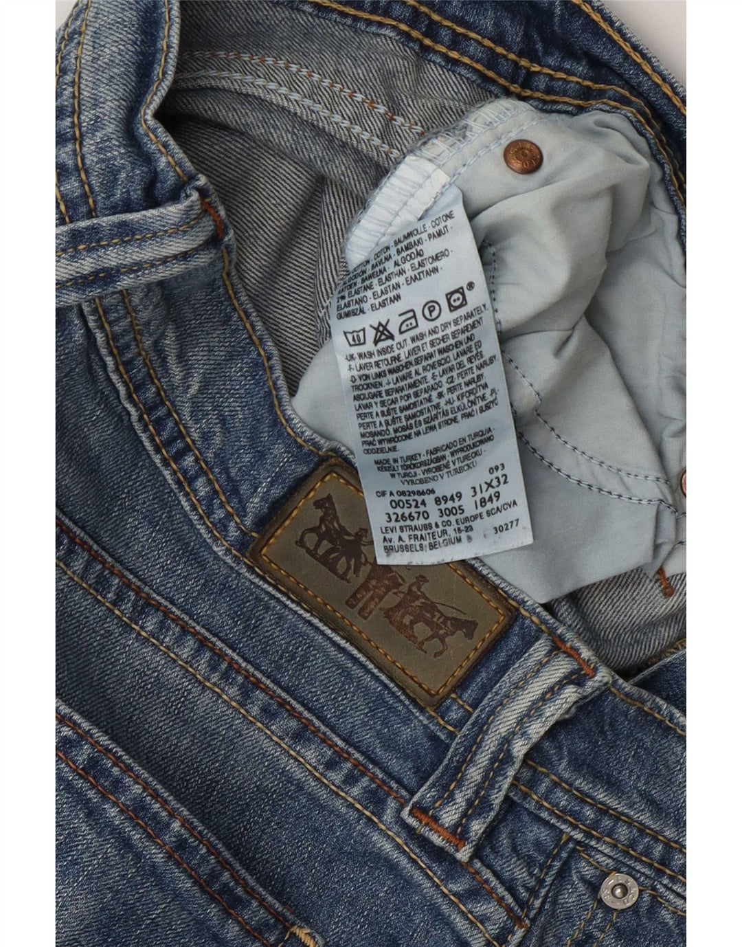 Blugi Levi's Bootcut pentru femei W31 L32 Bumbac albastru