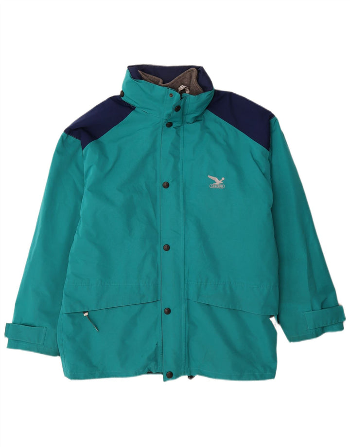 SALEWA Jachetă de vânt pentru bărbați UK 40, mare, albastru, poliamidă color bloc