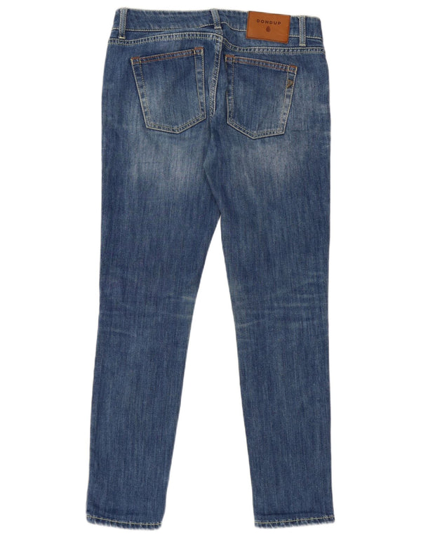 Dondup blugi subțiri pentru femei W28 L28 bumbac albastru