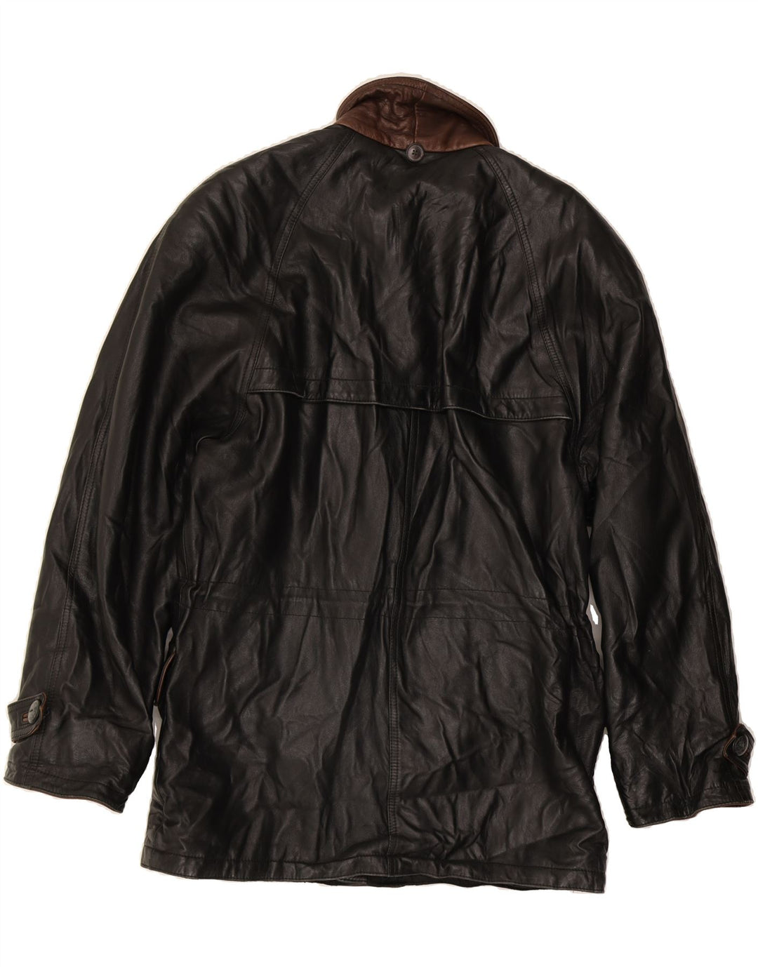 Jachetă de piele pentru bărbați VINTAGE IT 50 Large Black