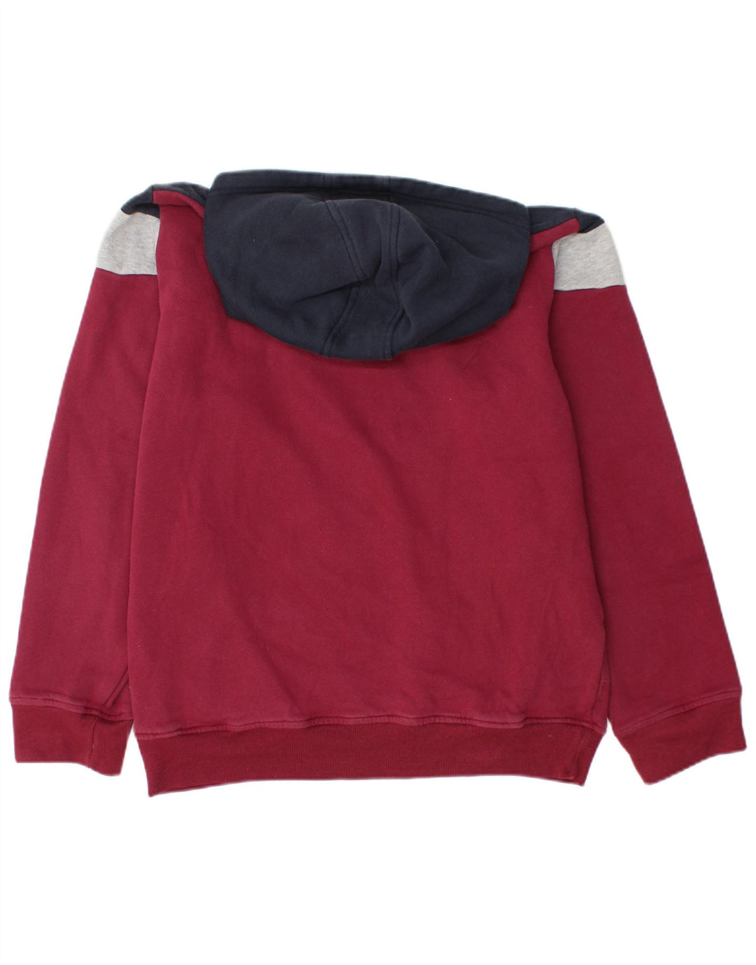 UMBRO Pulover cu glugă pentru bărbați, XL, burgundă, bumbac color bloc