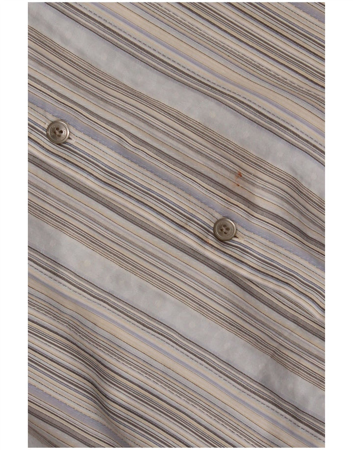 Cămașă pentru bărbați CALVIN KLEIN, bumbac cu dungi albastre medii