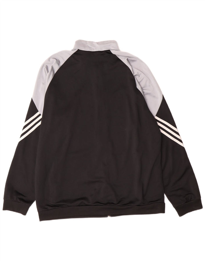 Jachetă de trening pentru bărbați Adidas, XL, poliester color bloc negru