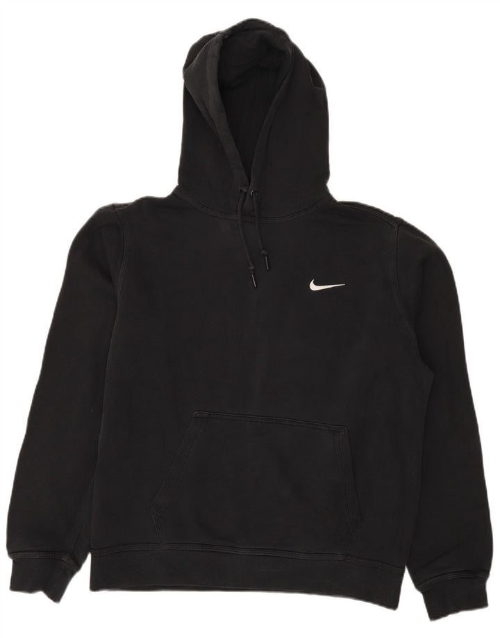 Pulover Nike pentru bărbați, bumbac mediu negru