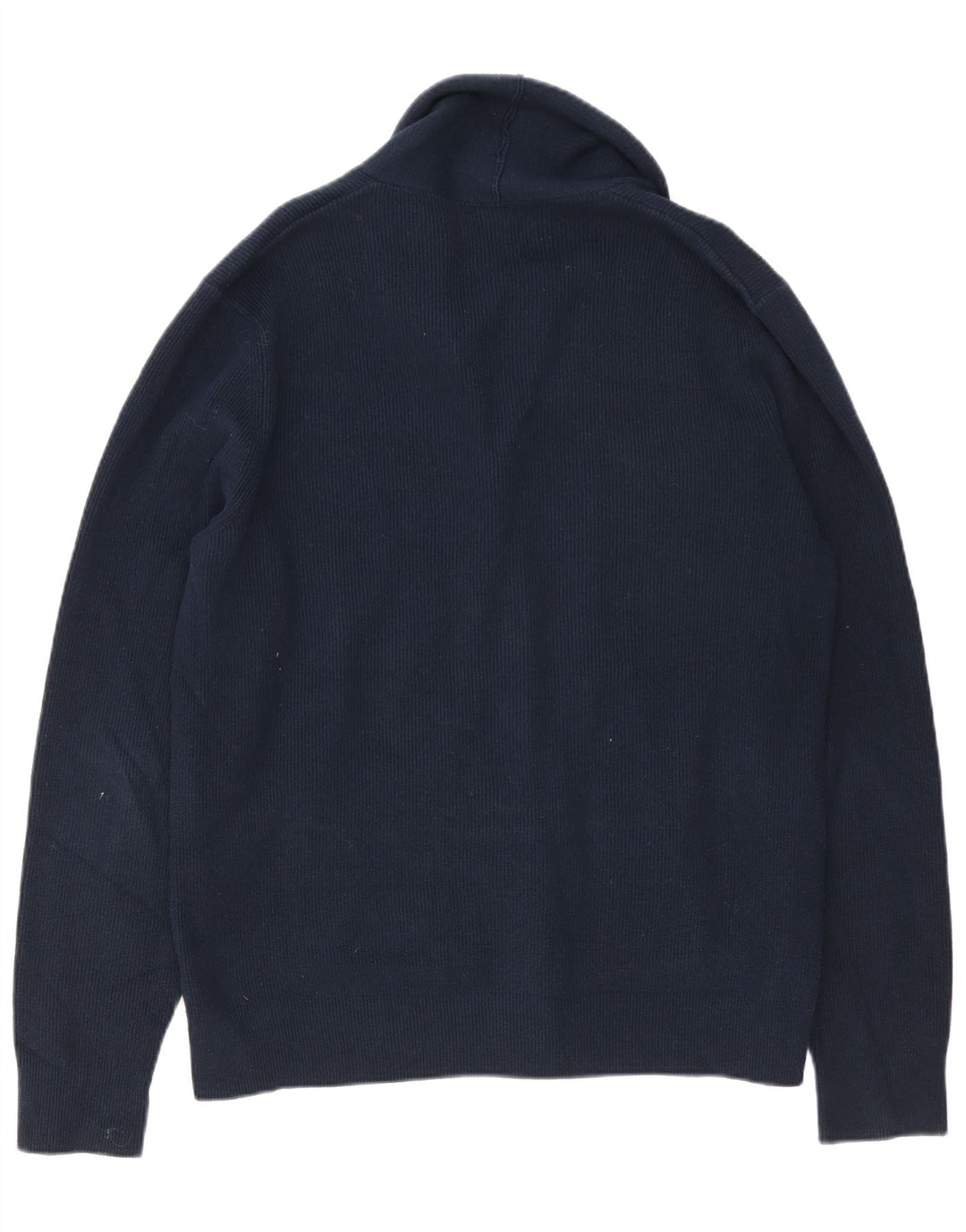 MARKS & SPENCER Pulover cardigan pentru bărbați, mare, bleumarin, bumbac