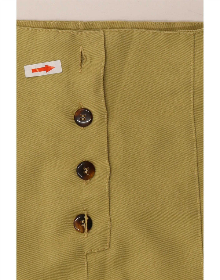 Fusta mini pentru femei Sasch IT 44 Medium W28 Poliester verde