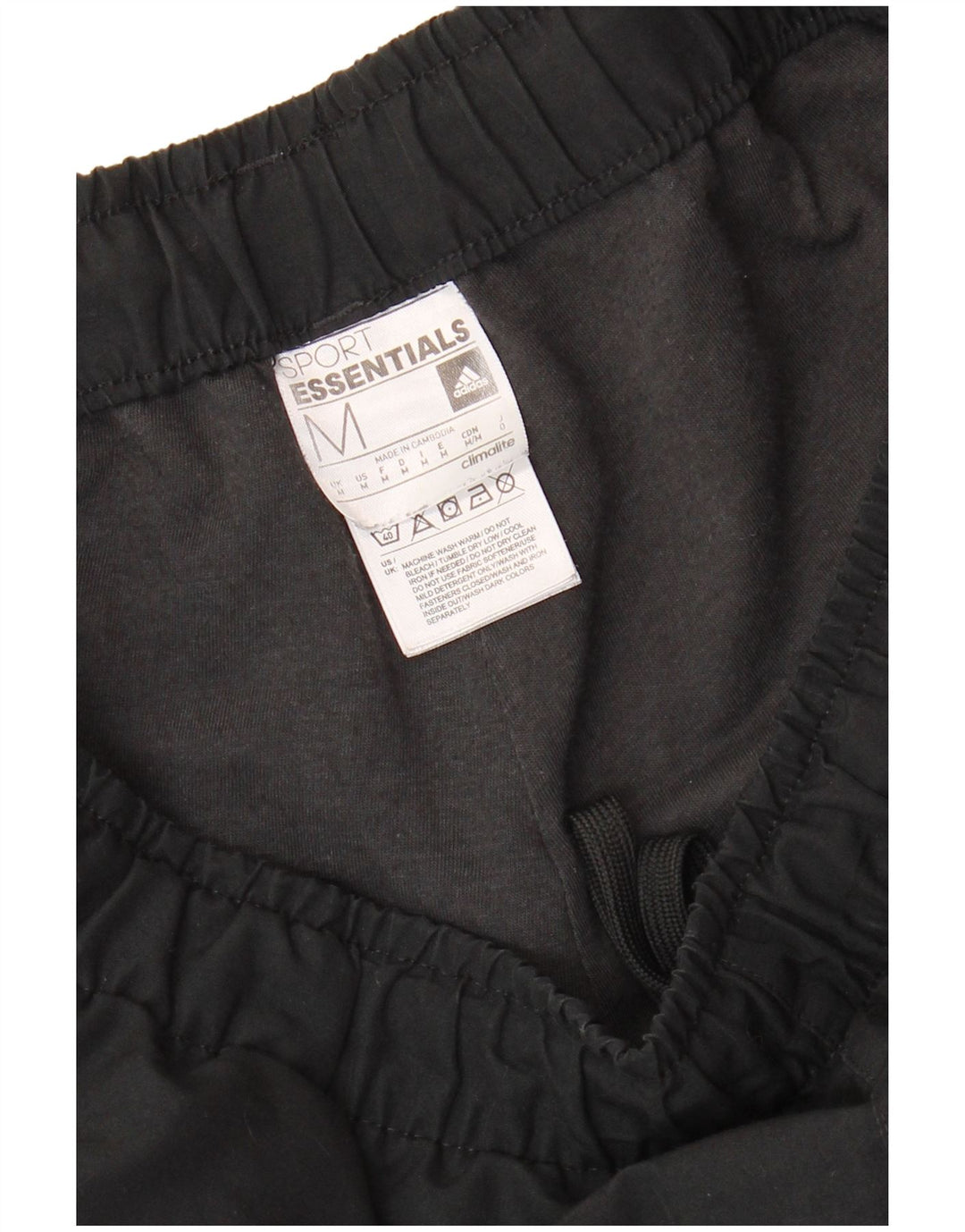 Pantaloni de trening ADIDAS Climalite pentru bărbați Joggeri poliester mediu negru