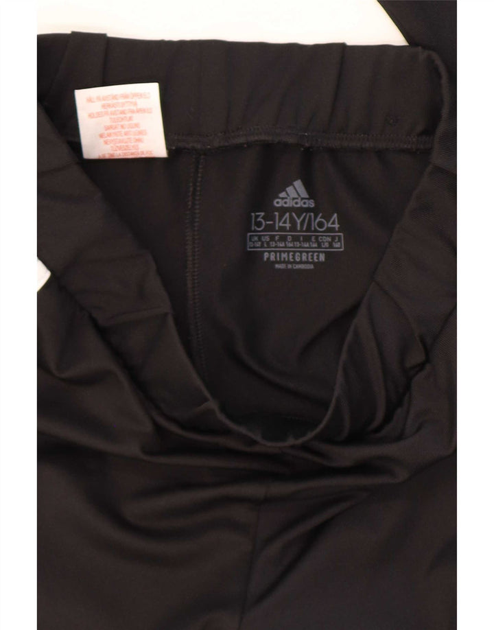 Adidas Boys Aeroready Leggings 13-14 ani poliester negru