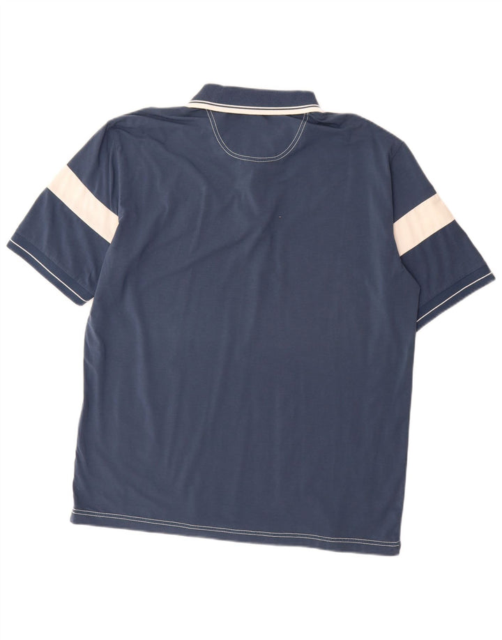 EMPORIO ARMANI Cămașă Polo pentru bărbați 3XL Bumbac Colorblock Albastru