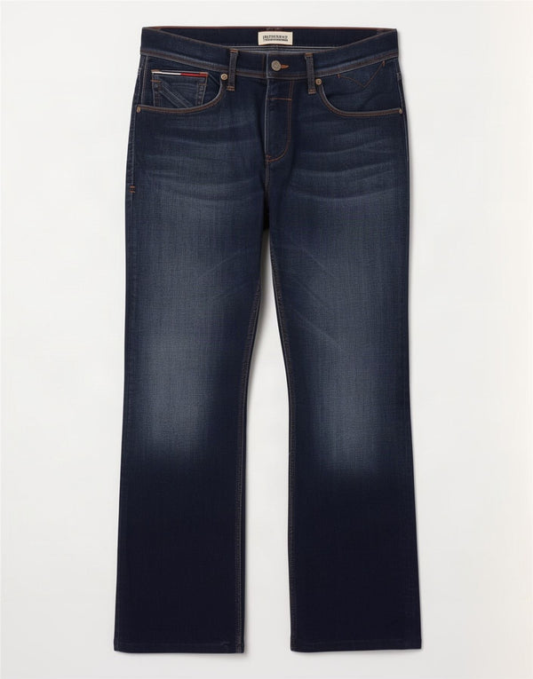 Blugi Bootcut pentru bărbați Tommy Hilfiger W30 L29 Bumbac bleumarin