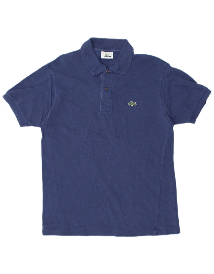 Tricou polo pentru bărbați LACOSTE Mărimea 4 Bumbac albastru bleumarin mediu