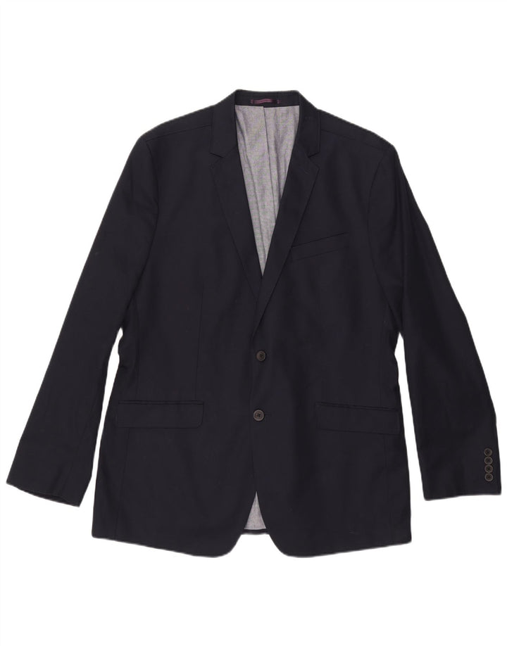 Jachetă pentru bărbați Ben Sherman, cu 2 nasturi, UK 44 2XL Bumbac bleumarin