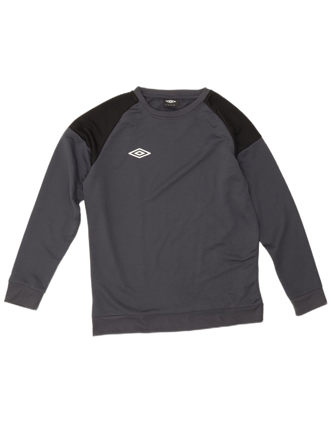 Pulover Umbro pentru bărbați, poliester color bloc, gri mediu