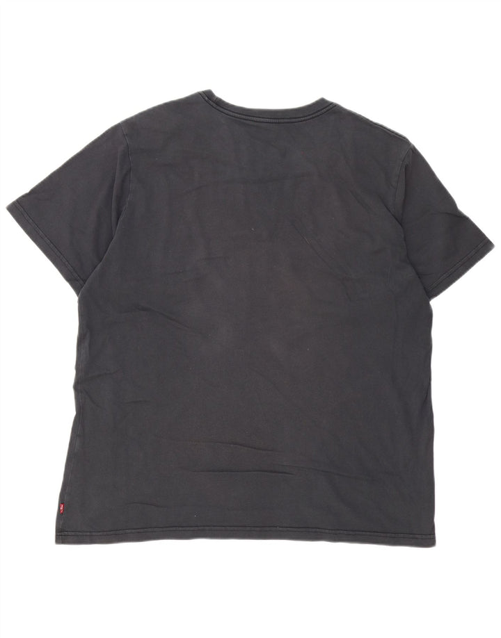 Tricou cu grafic relaxat Levi's pentru bărbați Top mare gri