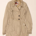 Trench pentru femei KHUJO UK 10 mic, bej, bumbac