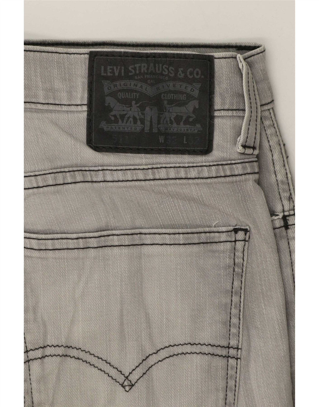Blugi Levi's 511 Slim pentru bărbați W32 L32 bumbac gri