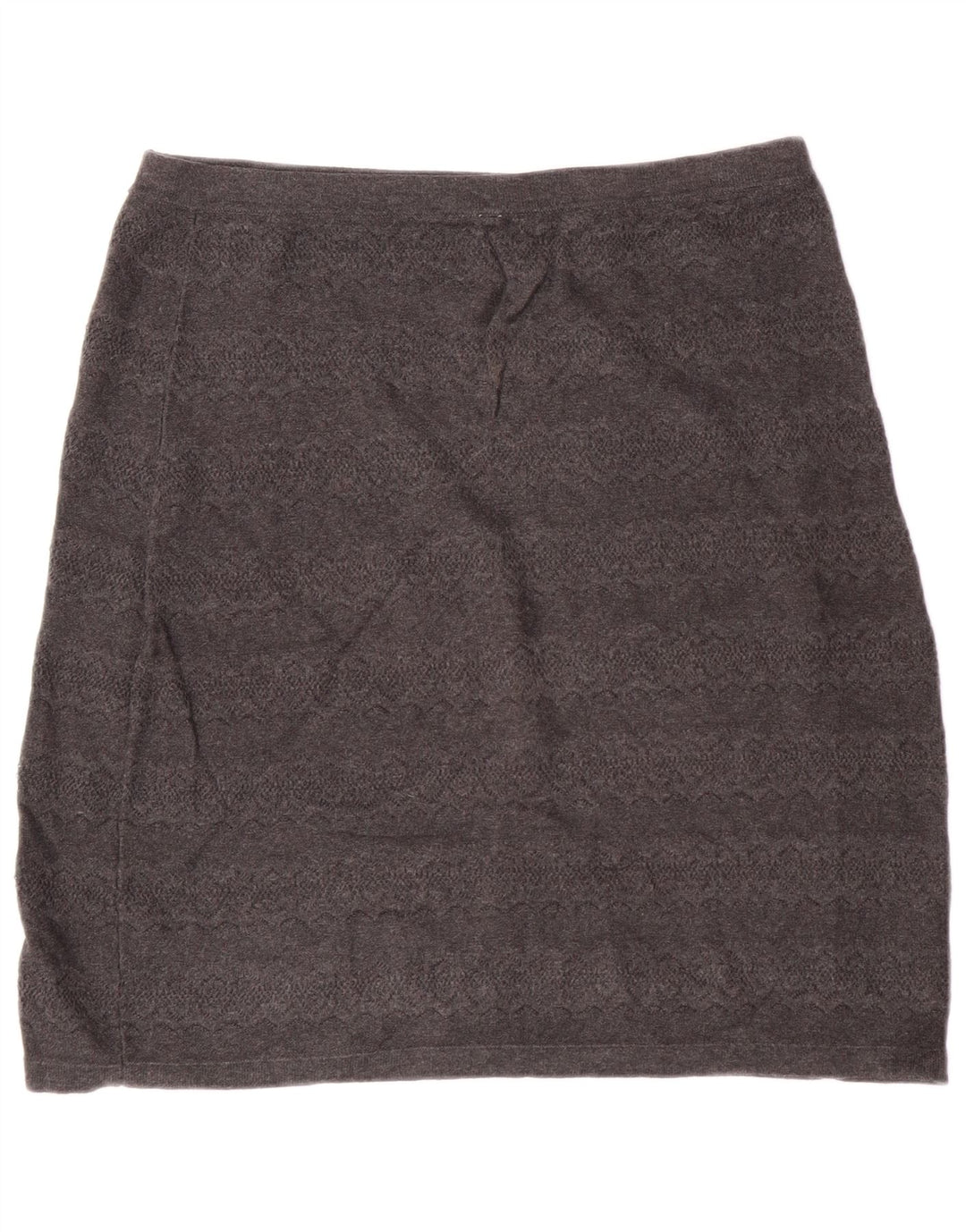 Fusta mini pentru femei Fat Face cu talie înaltă UK 16 mare W30 bumbac gri Clasic