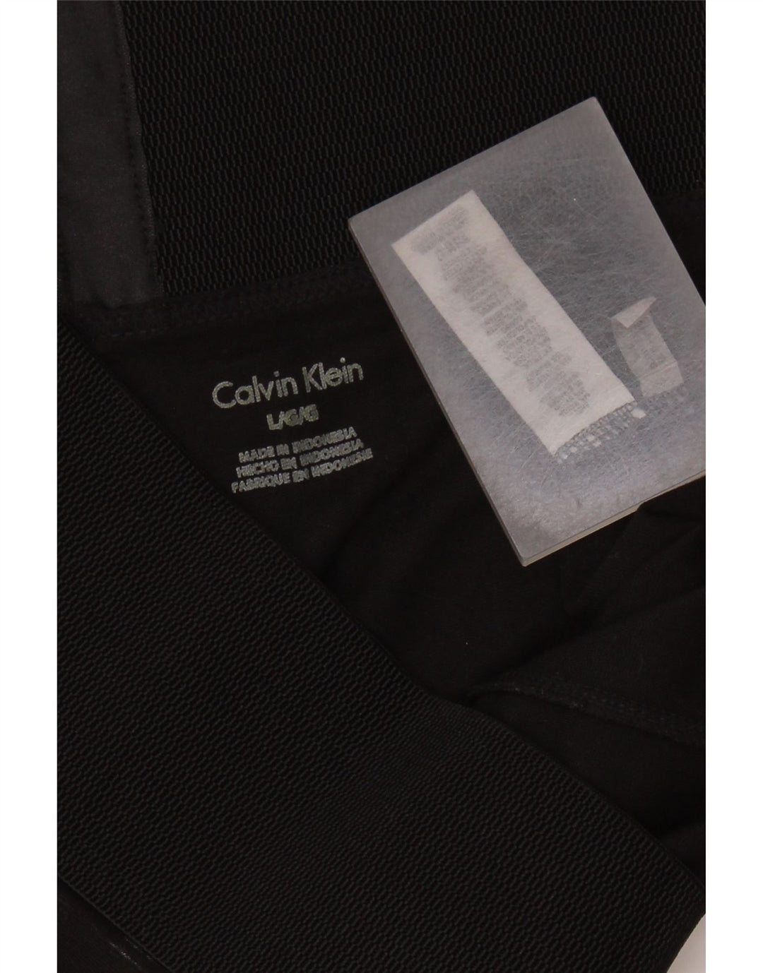 Leggings pentru femei Calvin Klein UK 14, largi, negru cu pete