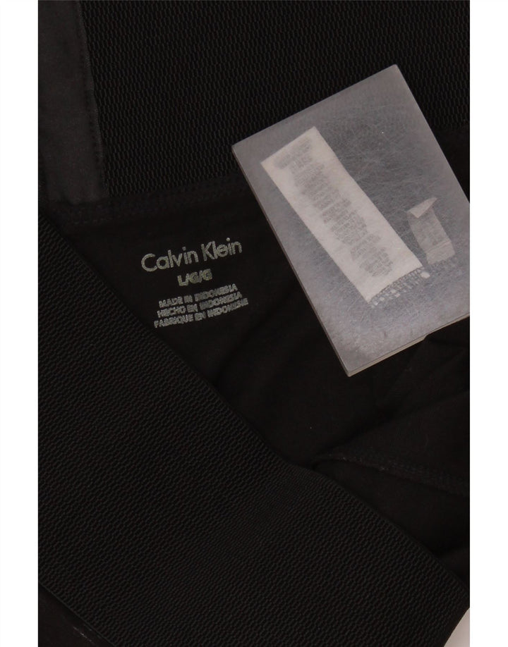 Leggings pentru femei Calvin Klein UK 14, largi, negru cu pete