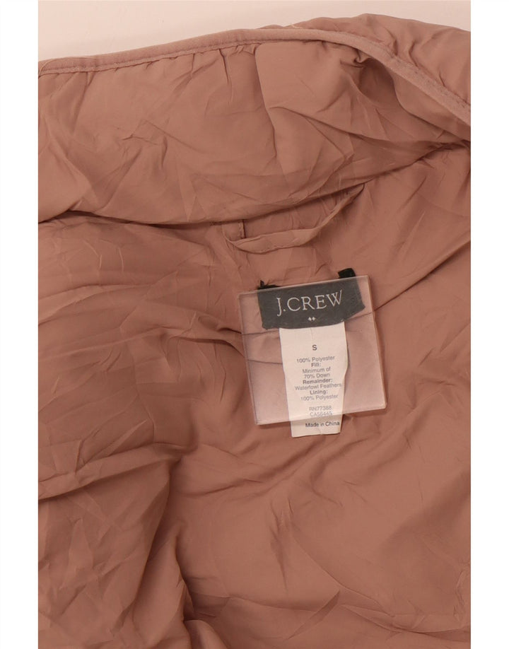 J. CREW Gilet căptușit pentru femei UK 10 Small Pink Poliester