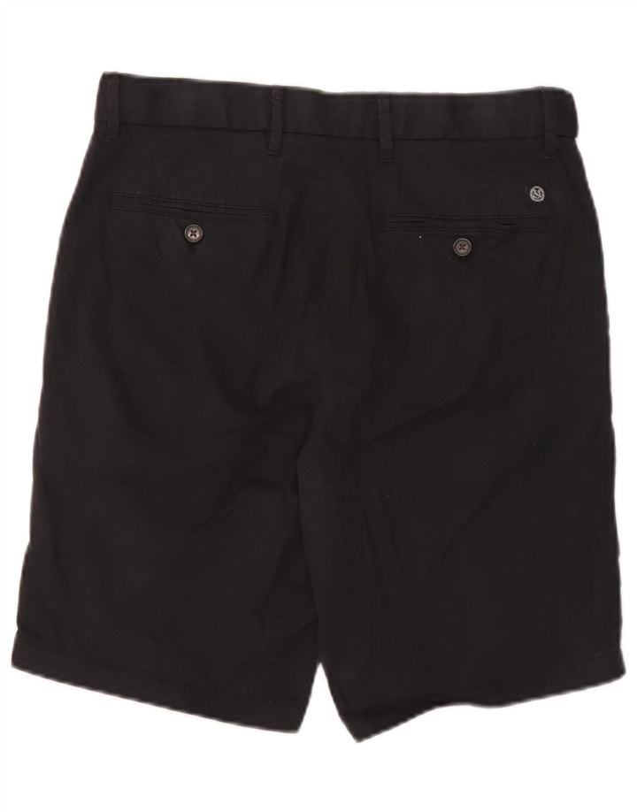 Pantaloni scurți chino pentru bărbați Marks & Spencer W30, bumbac mediu negru