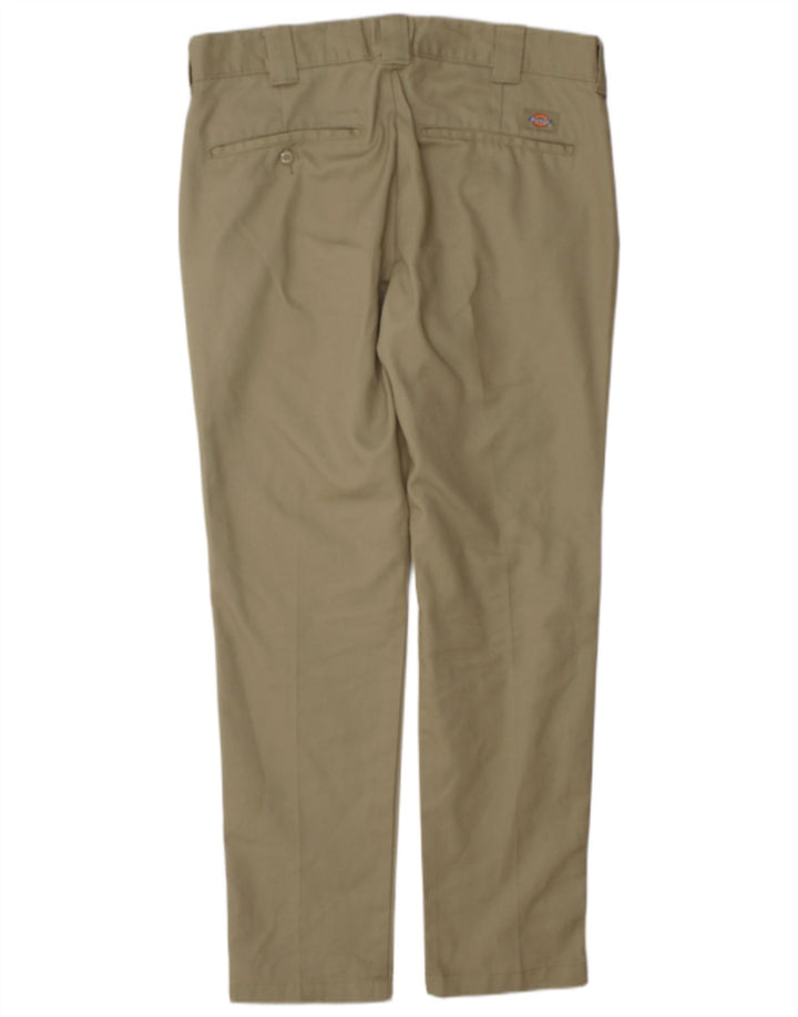 Pantaloni chino slim pentru bărbați Dickies L34 L32 Kaki Poliester