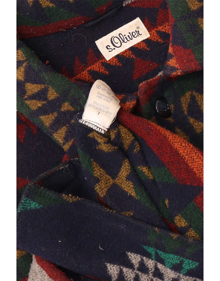 Palton pentru bărbați S.Oliver UK 40, lână Fair Isle, multicoloră, mare