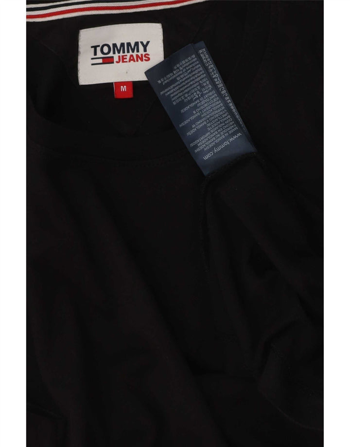 Tricou pentru bărbați Tommy Hilfiger Top mediu negru bumbac