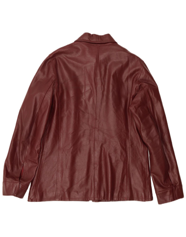 Jachetă de piele pentru bărbați Conbipel IT 48 Medium Burgundy