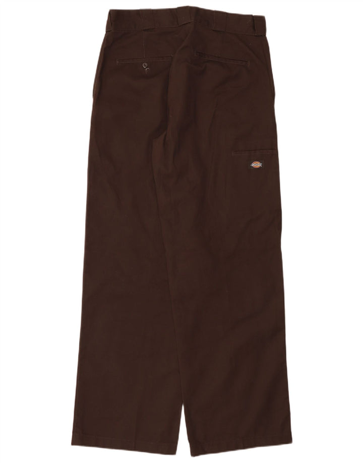 Pantaloni cargo largi pentru bărbați Dickies W32 L32 poliester maro