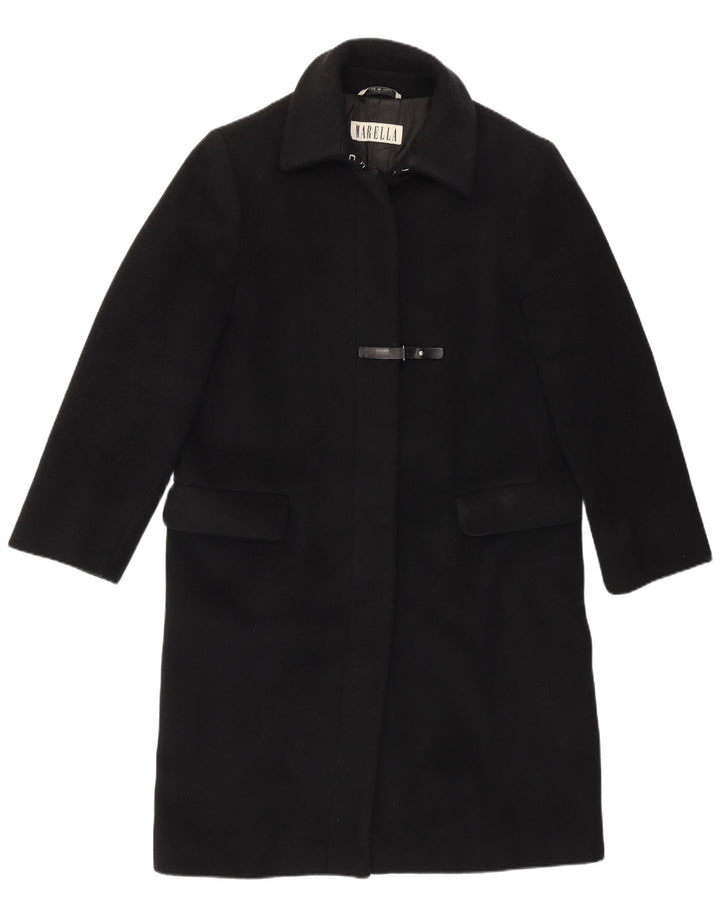Pardesiu pentru femei Marella UK 12, lână virgină medie, neagră