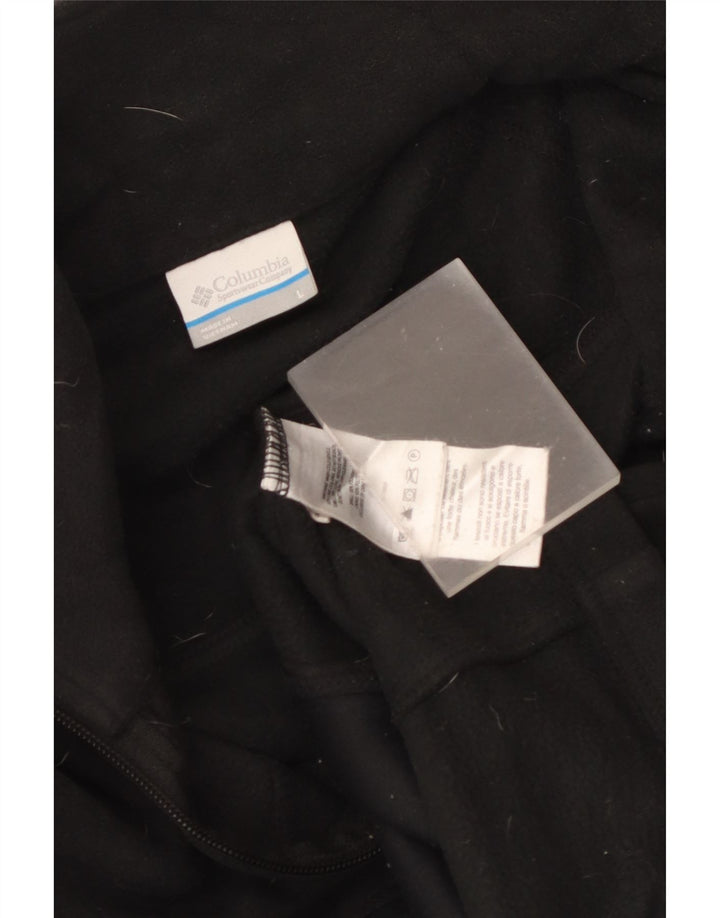 Jachetă fleece Columbia pentru bărbați UK 40, mare, negru, poliester