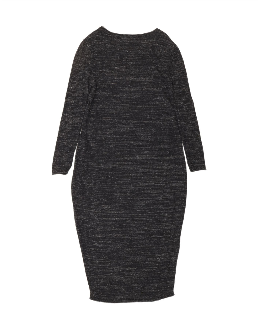 ZARA Womens Jumper Dress UK 12 Medium Grey Flecked Viscose Vintage Zara and Second-Hand Zara from Messina Hembry 
