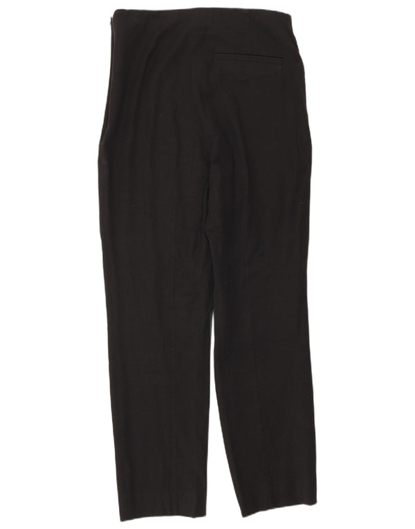 Pantaloni casual drepti Cos pentru femei EU 42 Large W28 L28 Negru Viscoza