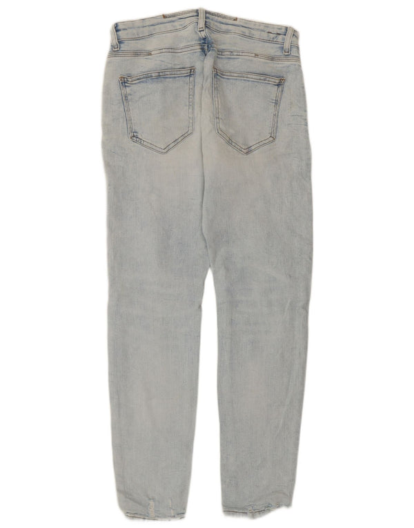 Blugi pentru bărbați slim învechiți Zara EU 40 Medium L31 L29 Albastru