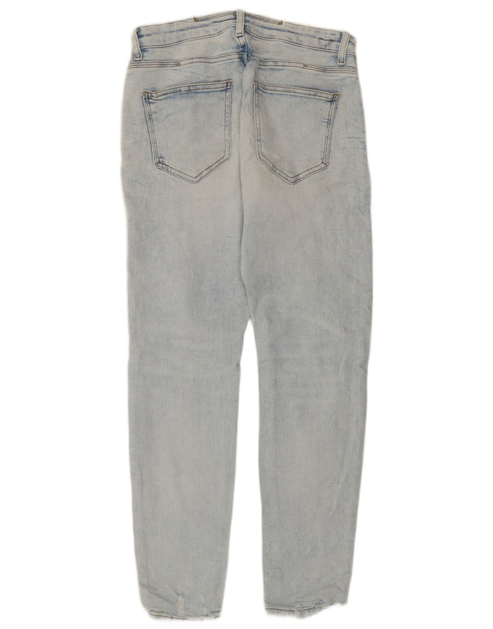 Blugi pentru bărbați slim învechiți Zara EU 40 Medium L31 L29 Albastru