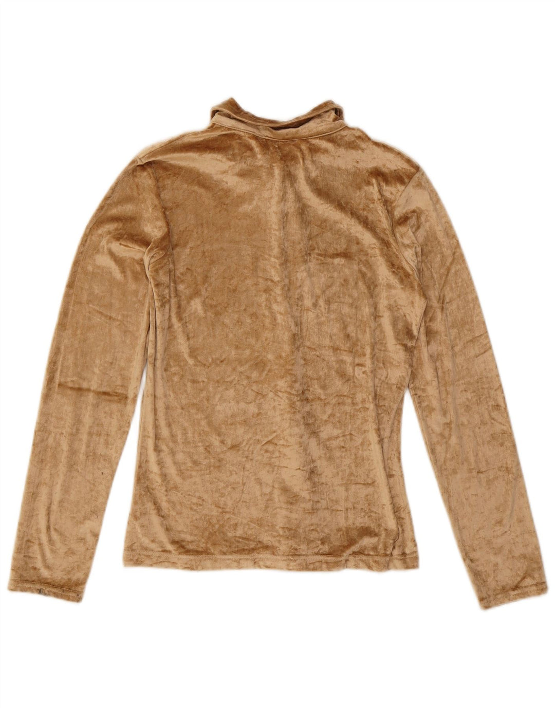 Bluză cămașă din velur pentru femei SQUAW UK 12 Medium Bej Acrilic