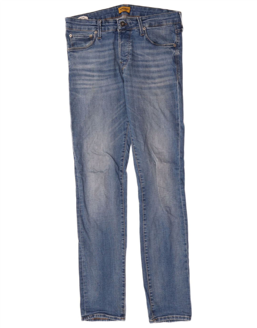 Blugi Jack & Jones GLENN Slim pentru bărbați W32 L34 Bumbac albastru