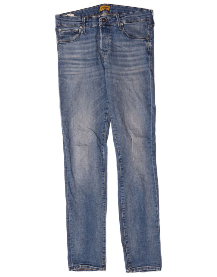 Blugi Jack & Jones GLENN Slim pentru bărbați W32 L34 Bumbac albastru
