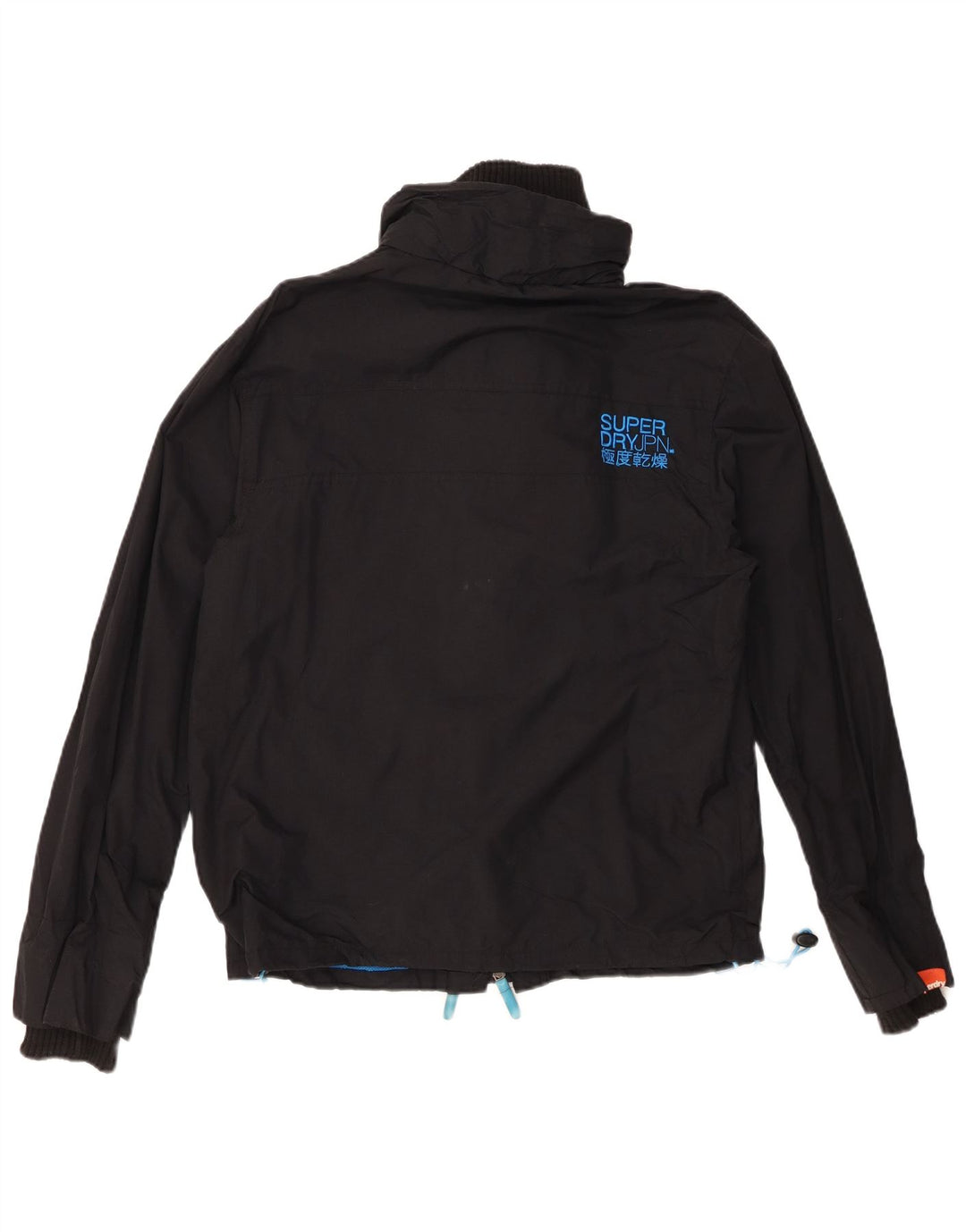Jachetă de ploaie The Windcheater pentru bărbați SUPERDRY UK 40, mare, negru, nailon