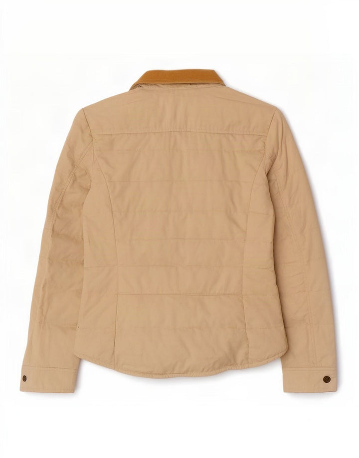 Jachetă căptușită pentru femei Massimo Dutti UK 16 mare, bej, bumbac