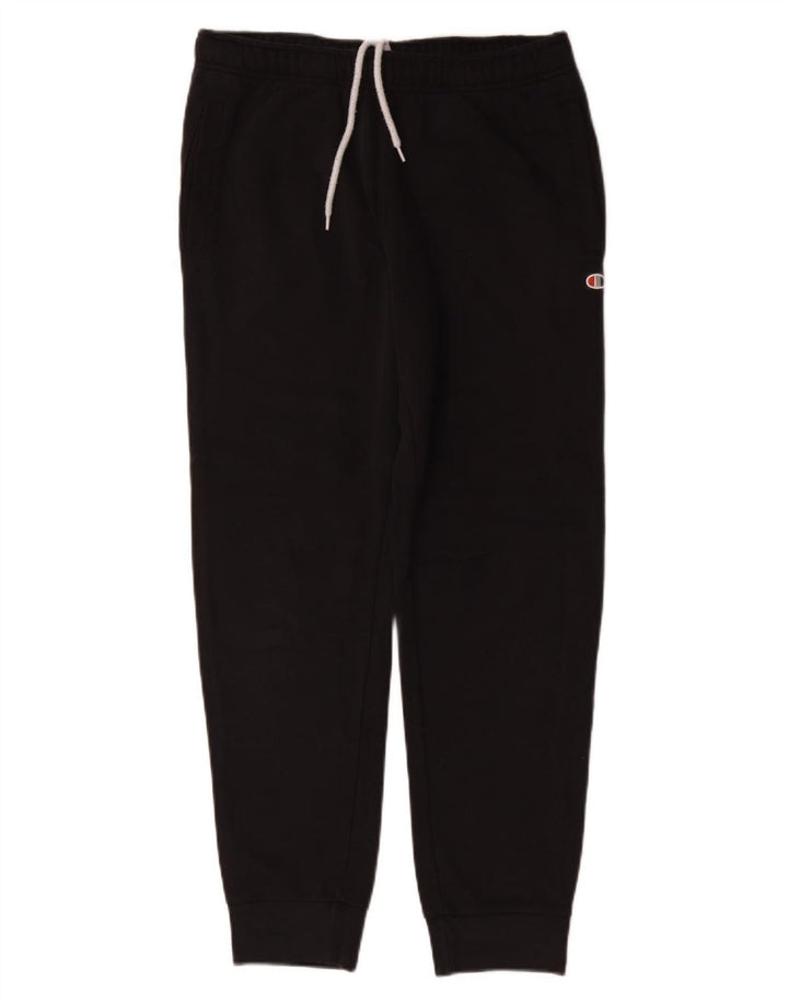 Pantaloni de trening pentru bărbați Champion Pantaloni de jogging Bumbac mediu negru