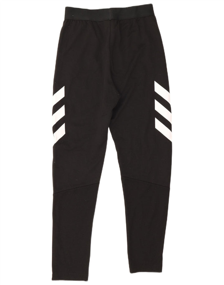 Pantaloni de trening Adidas baieti 13-14 ani poliester negru