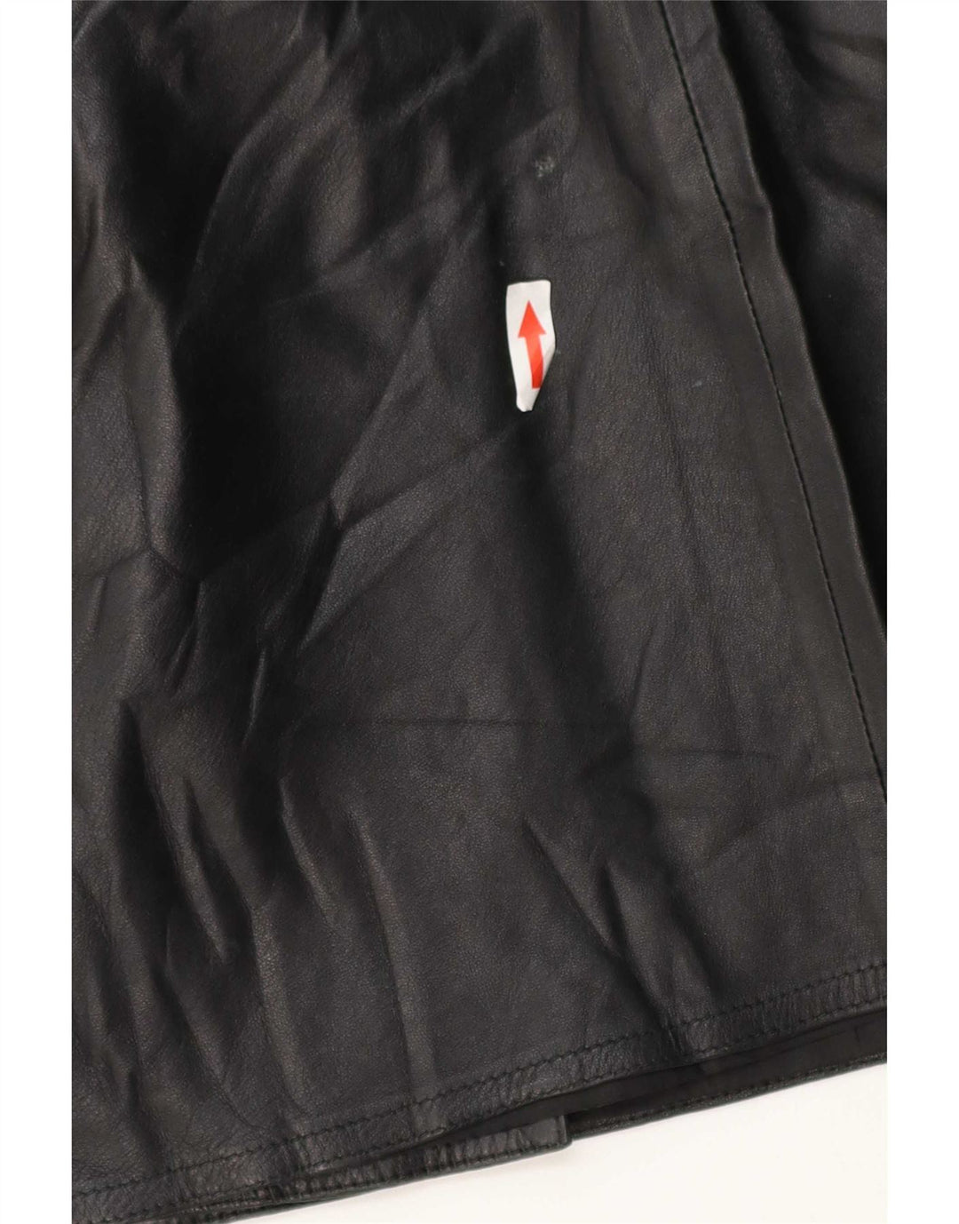 Fusta din piele vintage pentru femei W28 Medium Black