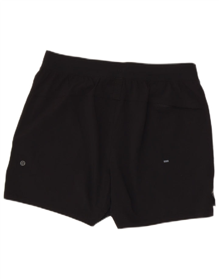 Lululemon Pantaloni scurți sport pentru femei, mari, negru, nailon