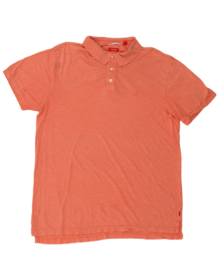 Tricou polo IZOD pentru bărbați, portocaliu mare