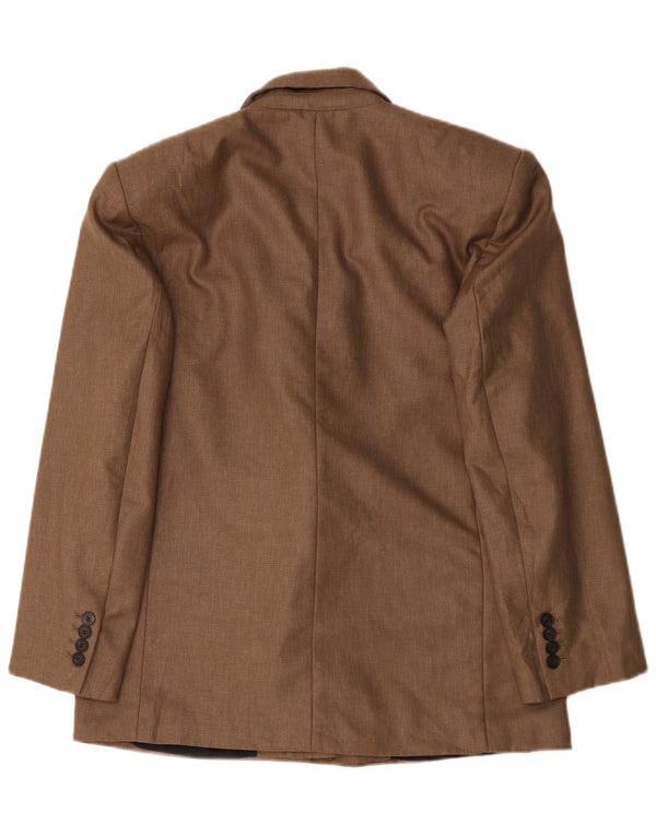 Jachetă blazer supradimensionată pentru femei Zara UK 14 maro mediu