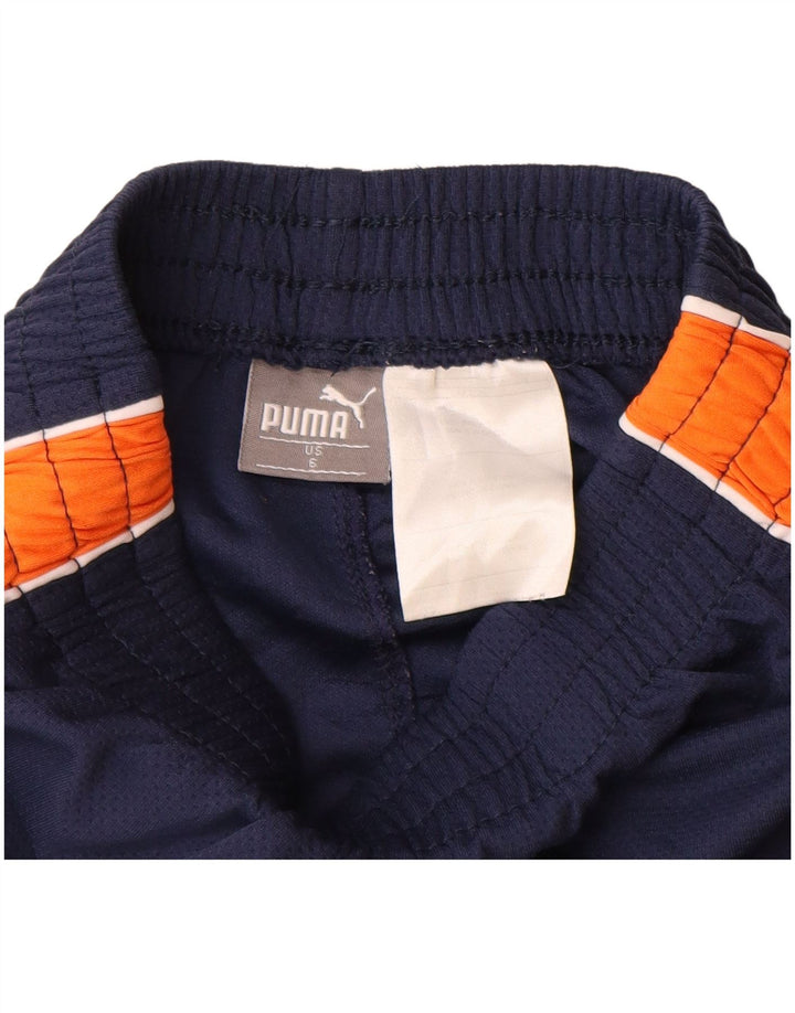 Pantaloni scurti sport Puma pentru femei US 6 Medium bleumarin din poliester color bloc