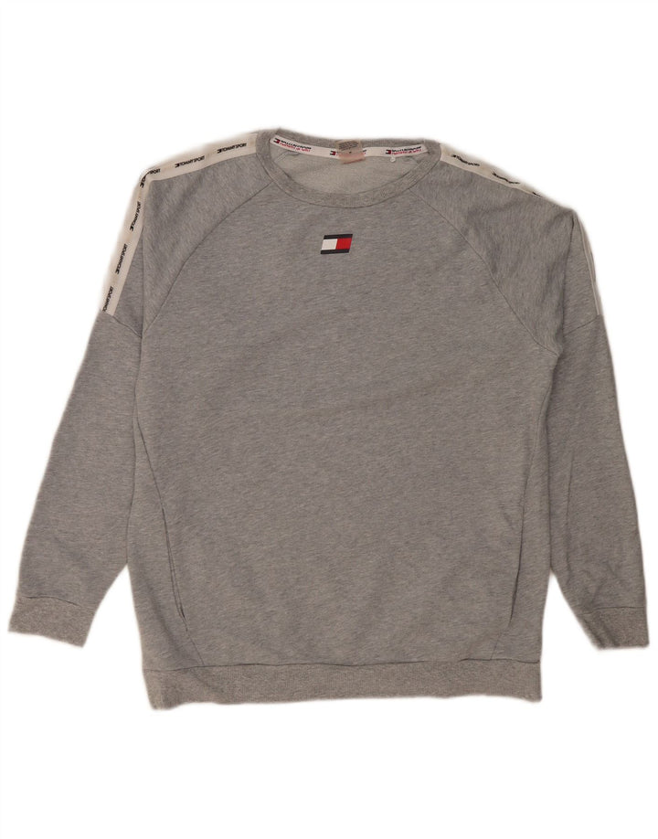 Hanorac grafic pentru bărbați Tommy Hilfiger Jumper Medium Gri Colorblock