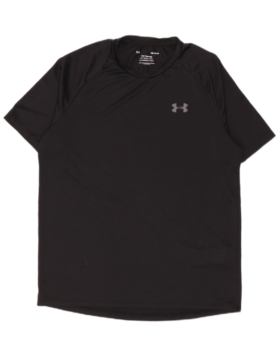 Tricou pentru bărbați Under Armour Top Mediu Poliester Negru